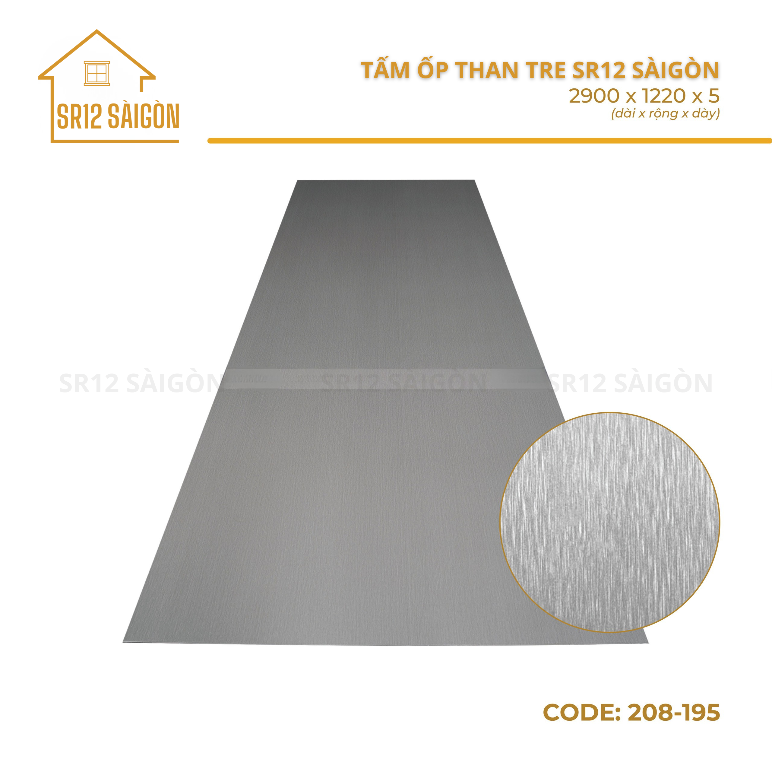 Tấm ốp than sr12 sàigòn - tấm ốp than tre quận 7
