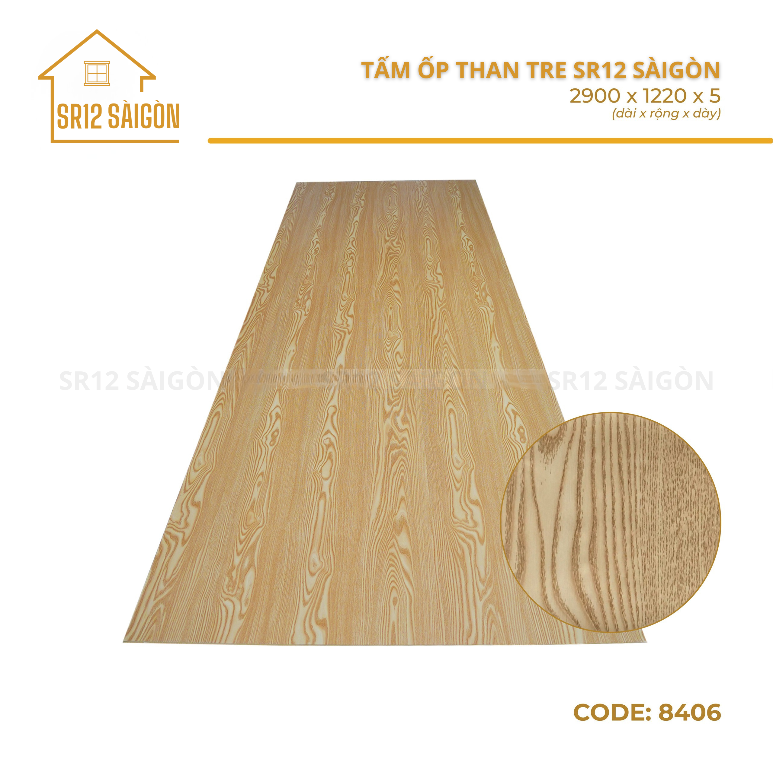 Tấm ốp than tre 8406 - tấm ốp SR12 SÀIGÒN