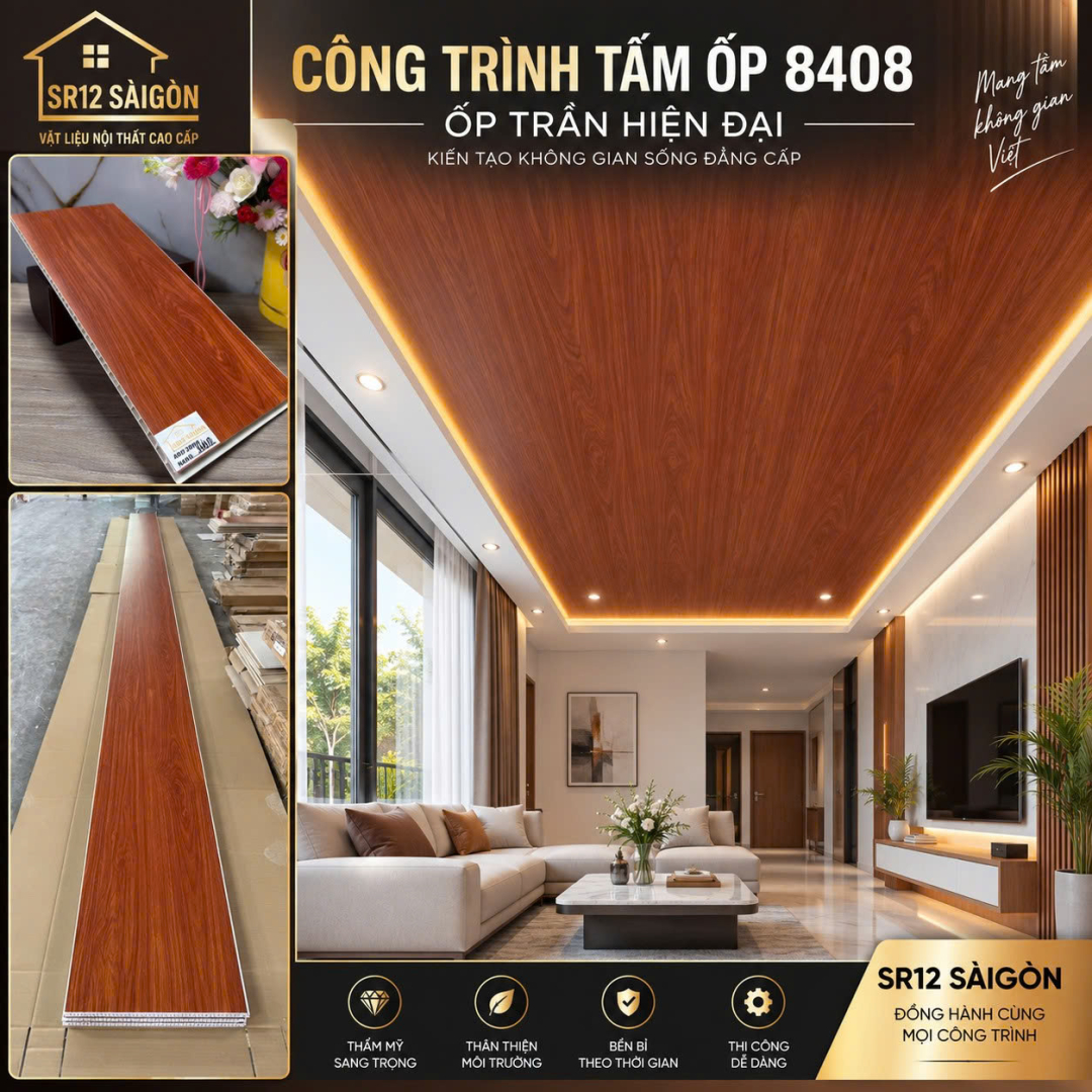 Tấm Ốp Tường Nano 8408